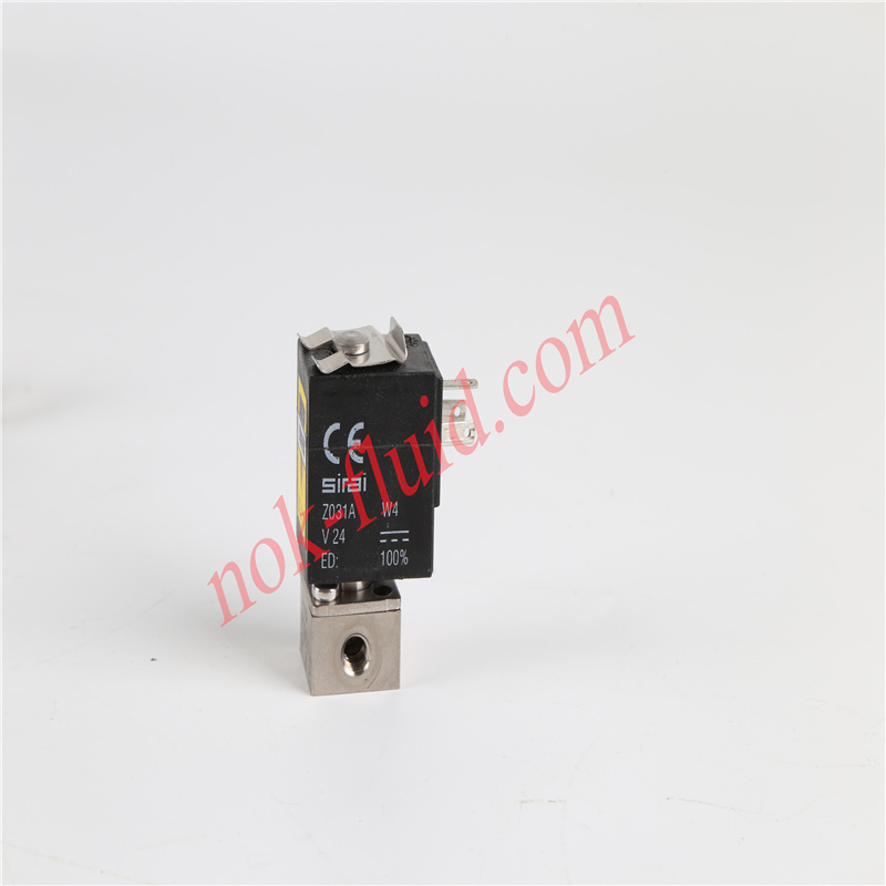 ASCO SIRAI SOLENOID VALVE V165V04-Z031A 24VDC  M5*1.8
