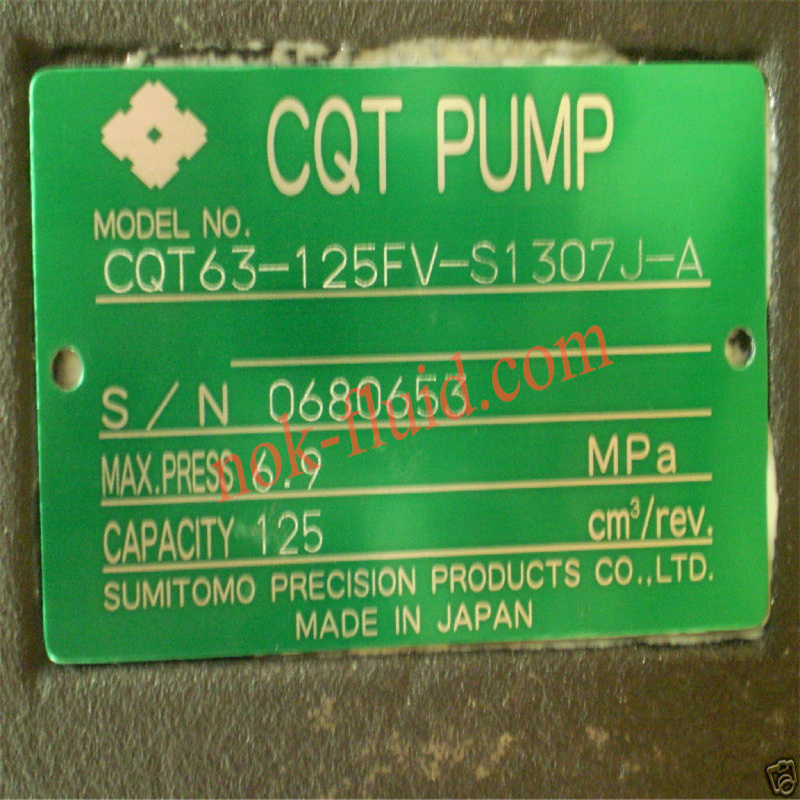 SUMITOMO COOLENT PUMP CQT63-125FV-S1307J-A