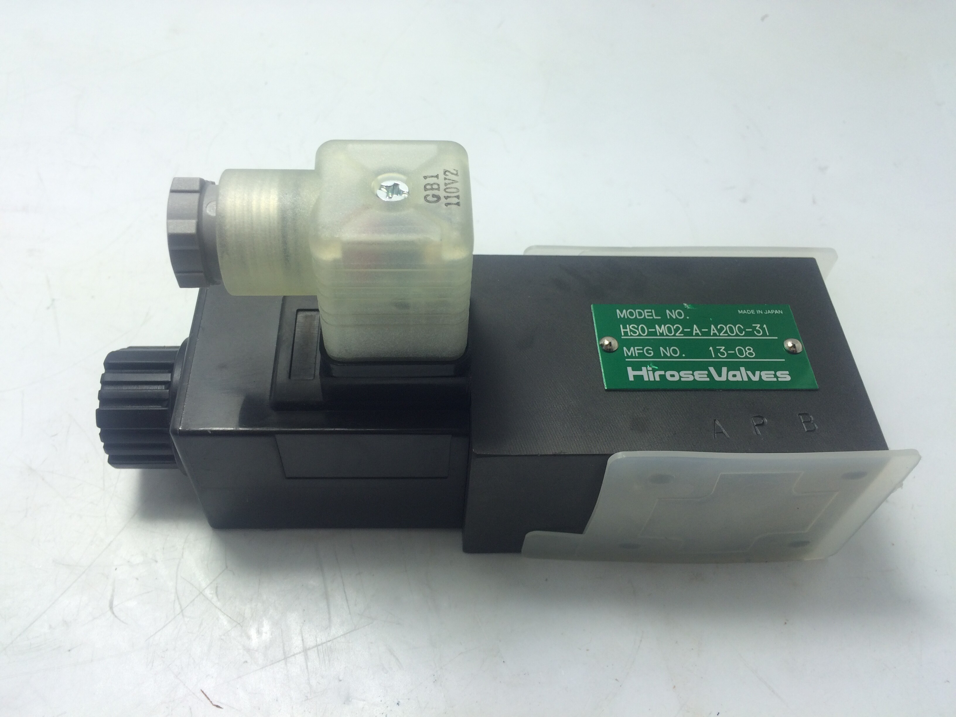 HIROSE VALVE HSO-M02-A-A20C-31