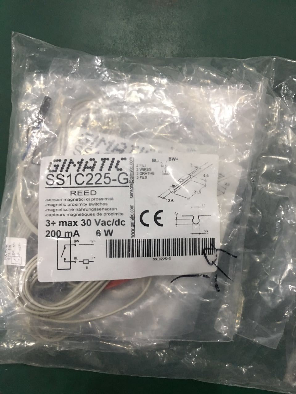 GIMATIC Magnet switch SS1C225-G