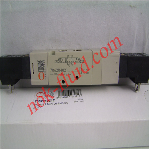 METALWORK SOLENOID VALVE 7062040212 MSV 26 SMS CC
