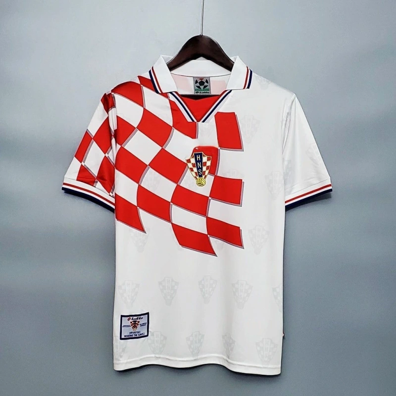 Croatia Retro Jersey Home World Cup 1998