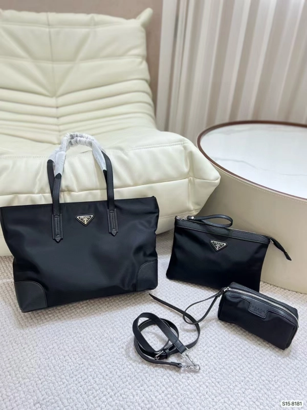 Prada  tote bag  three-piece set  P019