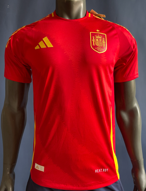 Spain Player edition 24 25 Spain adult jersey 2024 2025  Home and away Spain soccer jersey 10-20 days. It will arrive in your country