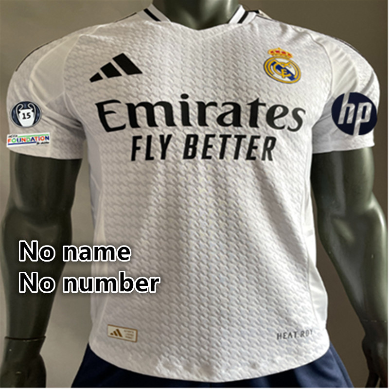 Player edition 24 25 Real Madrid adult jersey 2024 2025  Home and away Real Madrid soccer jersey 10-20 days. It will arrive in your country