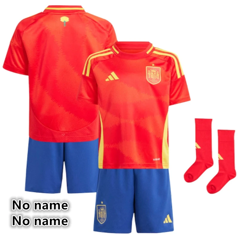 Spain  jersey adult kit  kids kit New 2024 2025 Home away Spain soccer jersey 10-20 days. It will arrive in your country