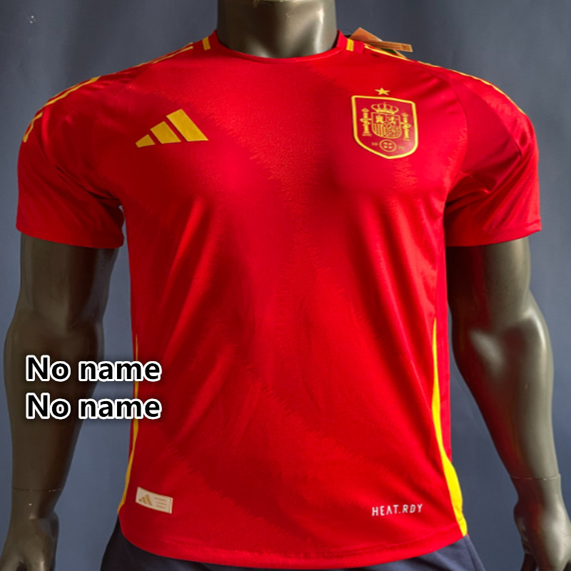 Spain Player edition 24 25 Spain adult jersey 2024 2025  Home and away Spain soccer jersey 10-20 days. It will arrive in your country