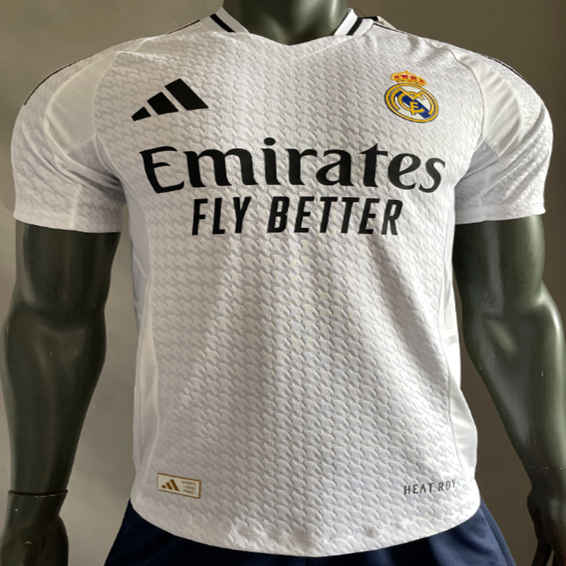 Player edition 24 25 Real Madrid adult jersey 2024 2025  Home and away Real Madrid soccer jersey 10-20 days. It will arrive in your country