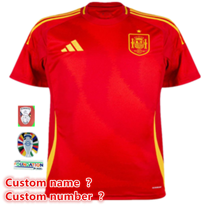 Spain adult jersey 2024 2025  Home and away New 24 25 Spain soccer jersey 10-20 days. It will arrive in your country