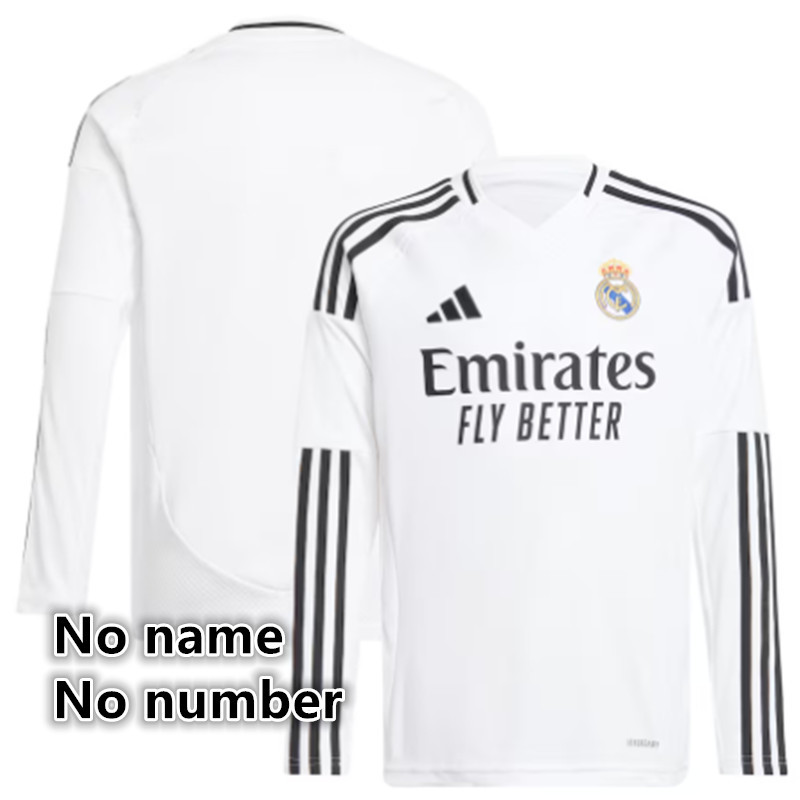 New  Long sleeve 24 25 Real Madrid adult jersey 2024 2025  Home and away Real Madrid soccer jersey 10-20 days. It will arrive in your country