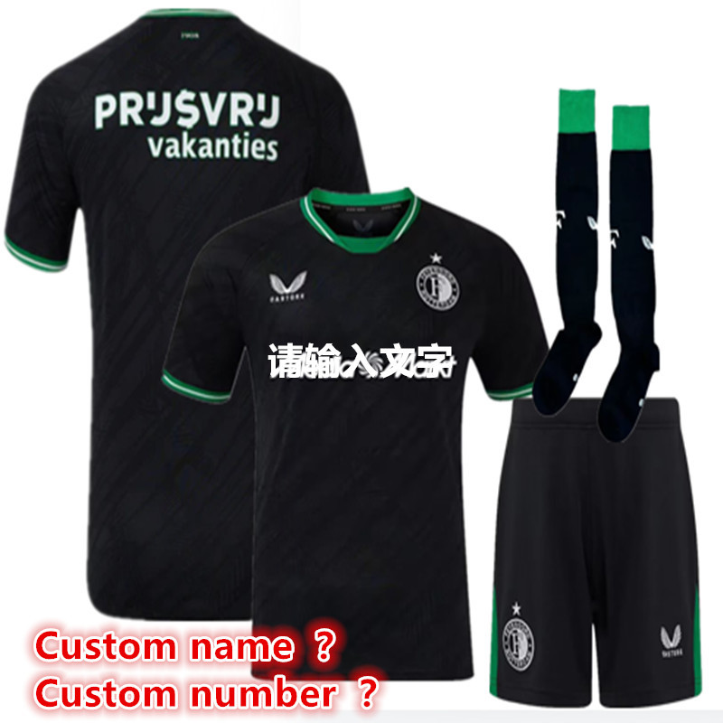24 25 new Feyenoord  jersey 2024 2025 adult kit kids kit  Home and away New adult 24 25 Feyenoord  soccer jersey 10-20 days. It will arrive in your country