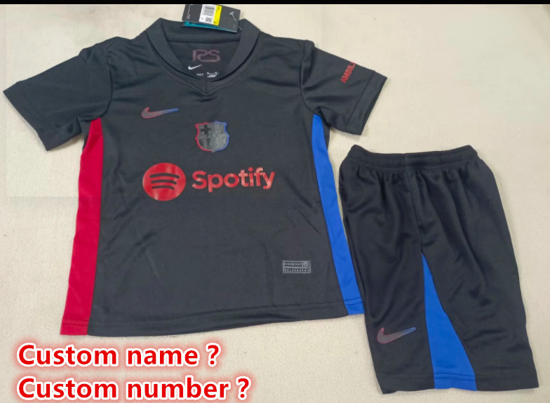 24 25 new Barcelona child jersey 2024 2025 adult kit kids kit  Home and away New adult 24 25 Barcelona soccer jersey 10-20 days. It will arrive in your country
