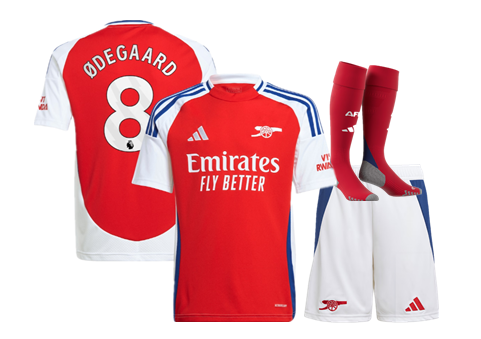 24 25 new Arsenal child jersey 2024 2025 adult kit kids kit  Home and away New adult 24 25 Arsenal soccer jersey 10-20 days. It will arrive in your country