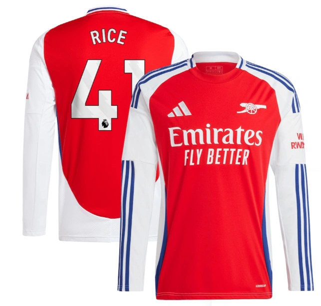 new Long sleeved Arsenal  jersey 2024 2025  Home and away New adult 24 25Juventus soccer jersey 10-20 days. It will arrive in your country