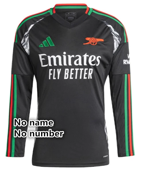 new Long sleeved Arsenal  jersey 2024 2025  Home and away New adult 24 25Juventus soccer jersey 10-20 days. It will arrive in your country