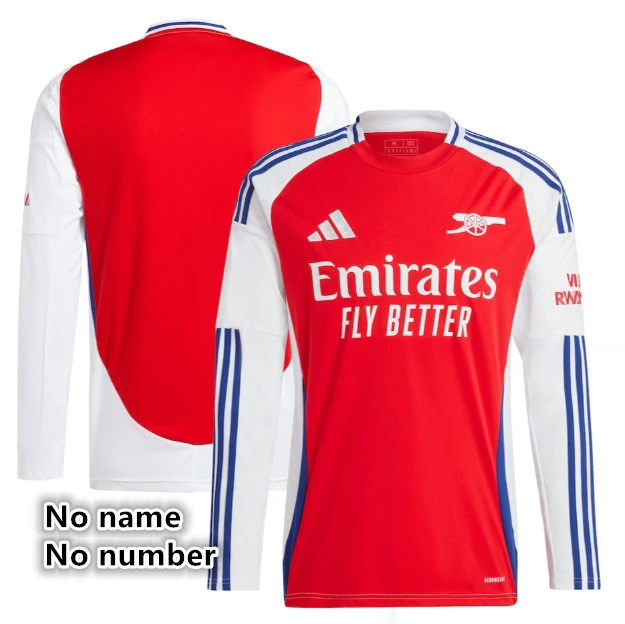 new Long sleeved Arsenal  jersey 2024 2025  Home and away New adult 24 25Juventus soccer jersey 10-20 days. It will arrive in your country