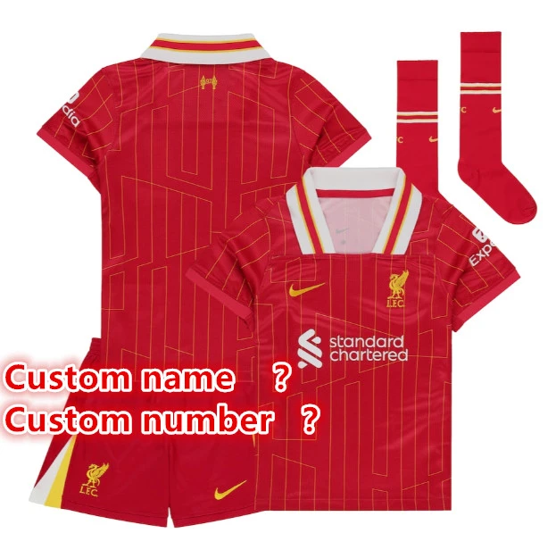 24 25 new Liverpool child jersey 2024 2025 adult kit kids kit  Home and away New adult 24 25 Liverpool  soccer jersey 10-20 days. It will arrive in your country