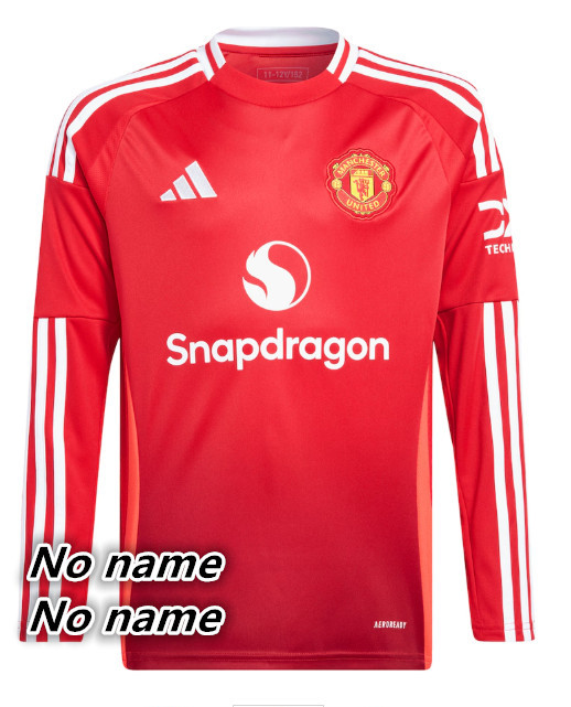long sleeve Manchester United jersey adult Home and away New  24 25 Manchester Unitedsoccer jersey 10-20 days. It will arrive in your country