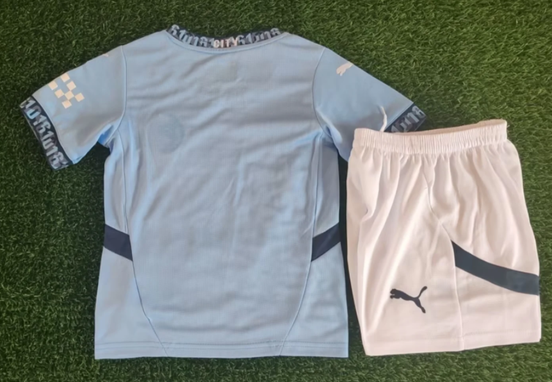 24 25 new Manchester City child jersey 2024 2025 adult kit kids kit  Home and away New adult 24 25 Manchester City   soccer jersey 10-20 days. It will arrive in your country