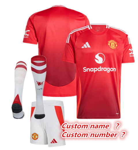 24 25 new Manchester United child jersey 2024 2025 adult kit kids kit  Home and away New adult 24 25 Manchester United soccer jersey 10-20 days. It will arrive in your country