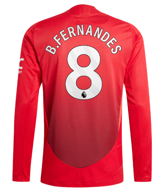 long sleeve Manchester United jersey adult Home and away New  24 25 Manchester Unitedsoccer jersey 10-20 days. It will arrive in your country