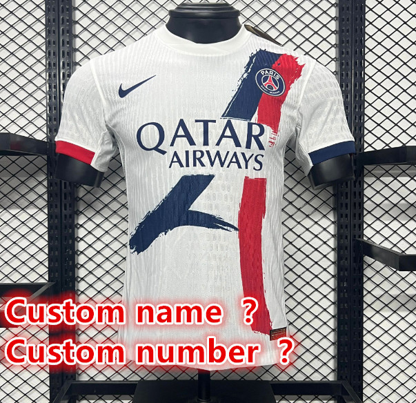 Player edition psg jersey 2024 2025  Home and away New adult 24 25 PSG soccer jersey 10-20 days. It will arrive in your country