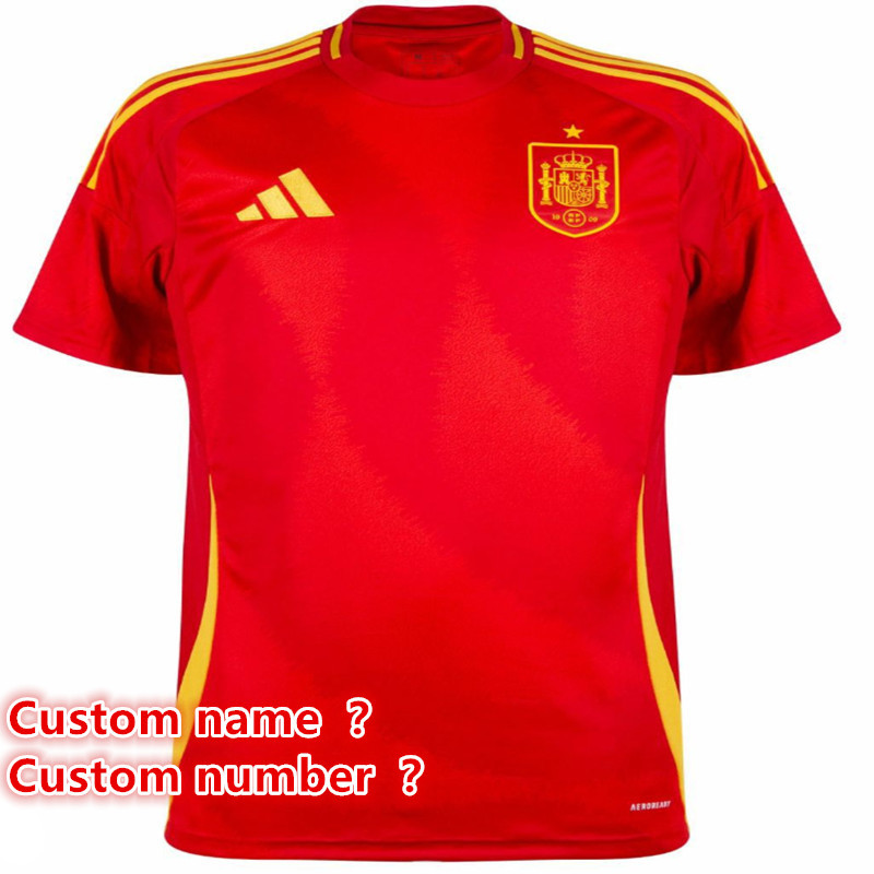 Spain adult jersey 2024 2025  Home and away New 24 25 Spain soccer jersey 10-20 days. It will arrive in your country