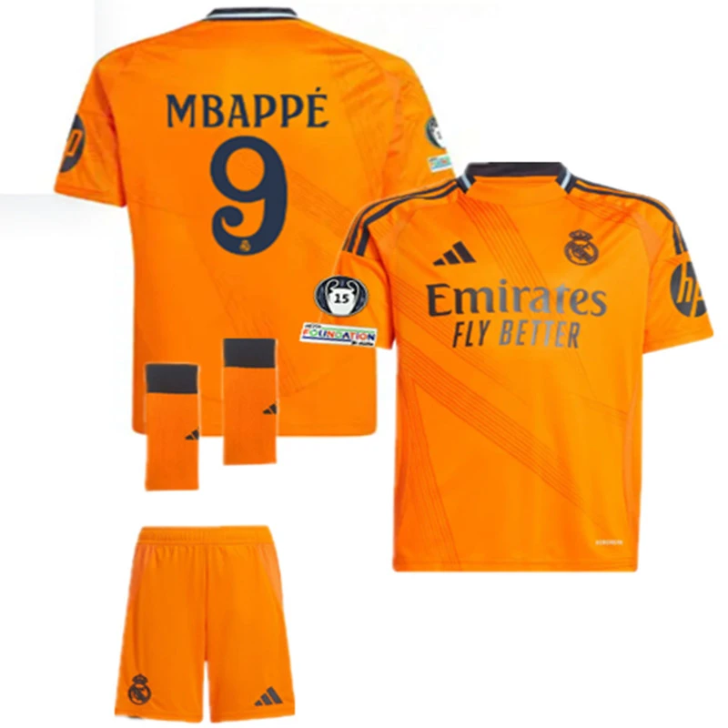 24 25 new Real Madrid child jersey 2024 2025 adult kit kids kit  Home and away New adult 24 25 Real Madrid soccer jersey 10-20 days. It will arrive in your country