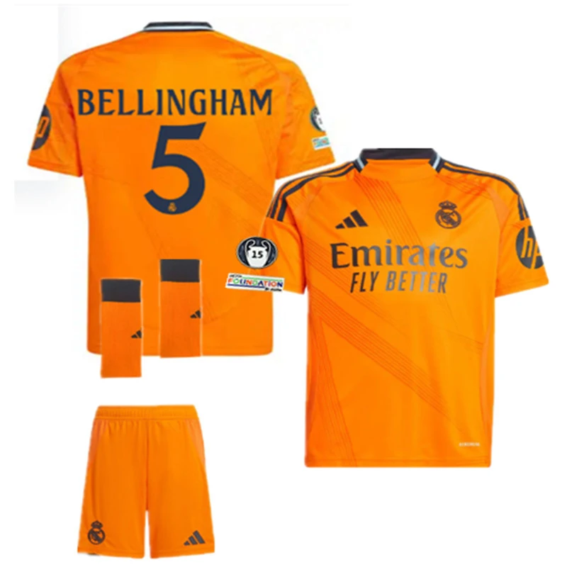 24 25 new Real Madrid child jersey 2024 2025 adult kit kids kit  Home and away New adult 24 25 Real Madrid soccer jersey 10-20 days. It will arrive in your country