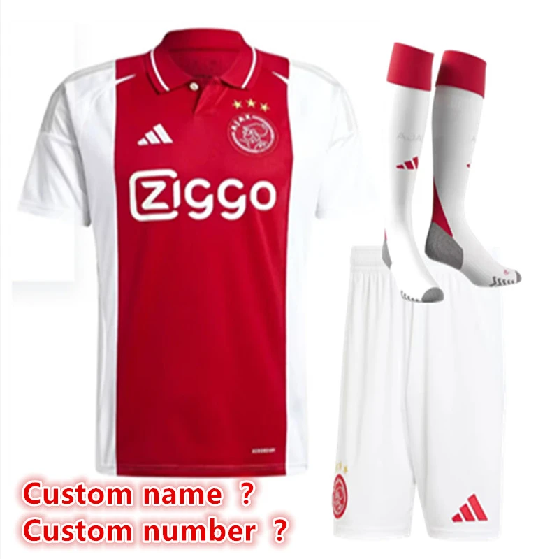 Ajax jersey adult kit  kids kit New 2024 2025 Home away Spain soccer jersey 10-20 days. It will arrive in your country
