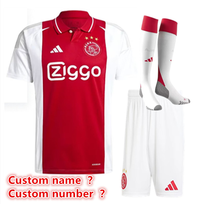 Ajax jersey adult kit  kids kit New 2024 2025 Home away Spain soccer jersey 10-20 days. It will arrive in your country