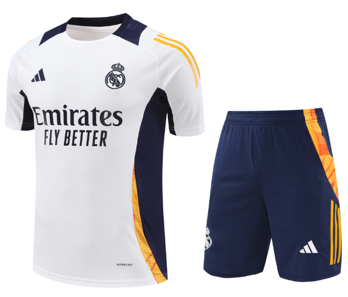 kids kit New training Real madrid jersey adult kit Home and away New adult 24 25 Real madrid soccer jersey 10-20 days. It will arrive in your country
