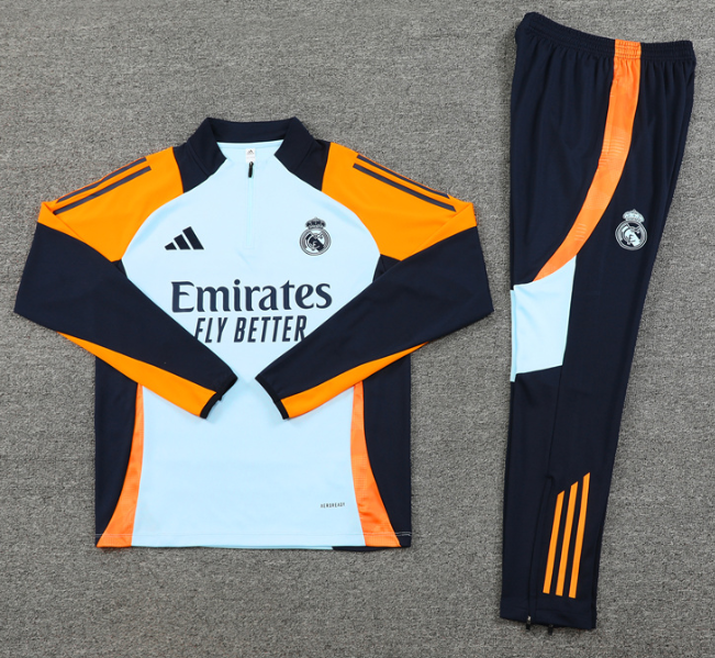 Real madrid  training coat jacket  jersey kids kit adult kit New 24 25 Real madrid soccer jersey 10-20 days. It will arrive in your country