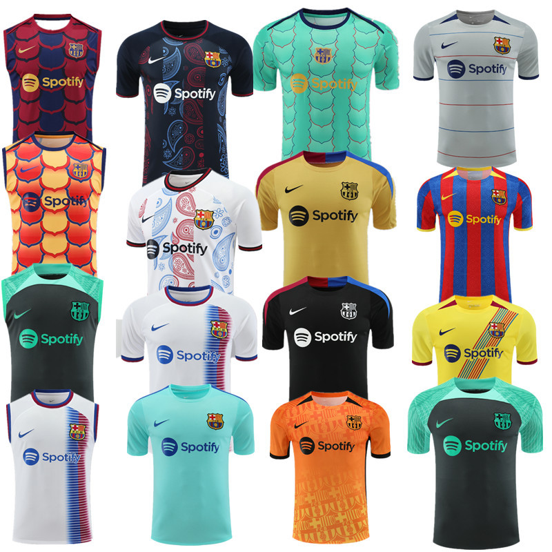 Barcelona training jersey New adult 24 25 Barcelona soccer jersey 10-20 days. It will arrive in your country