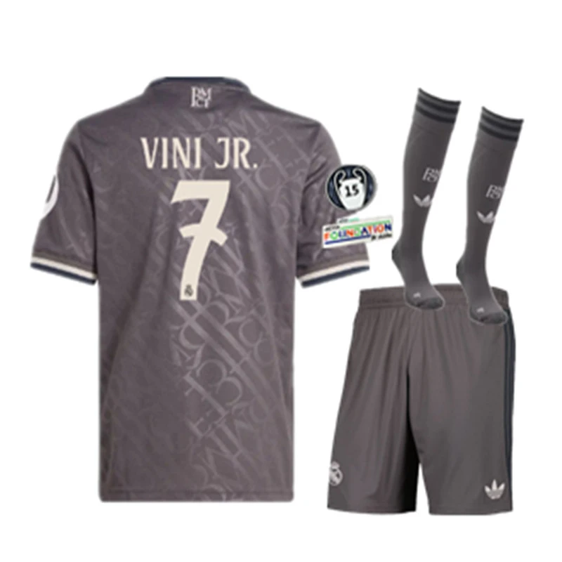 new Real Madrid child jersey 2024 2025 adult kit kids kit  Home Third away New adult 2024 2025 Real Madrid soccer jersey 10-20 days. It will arrive in your country