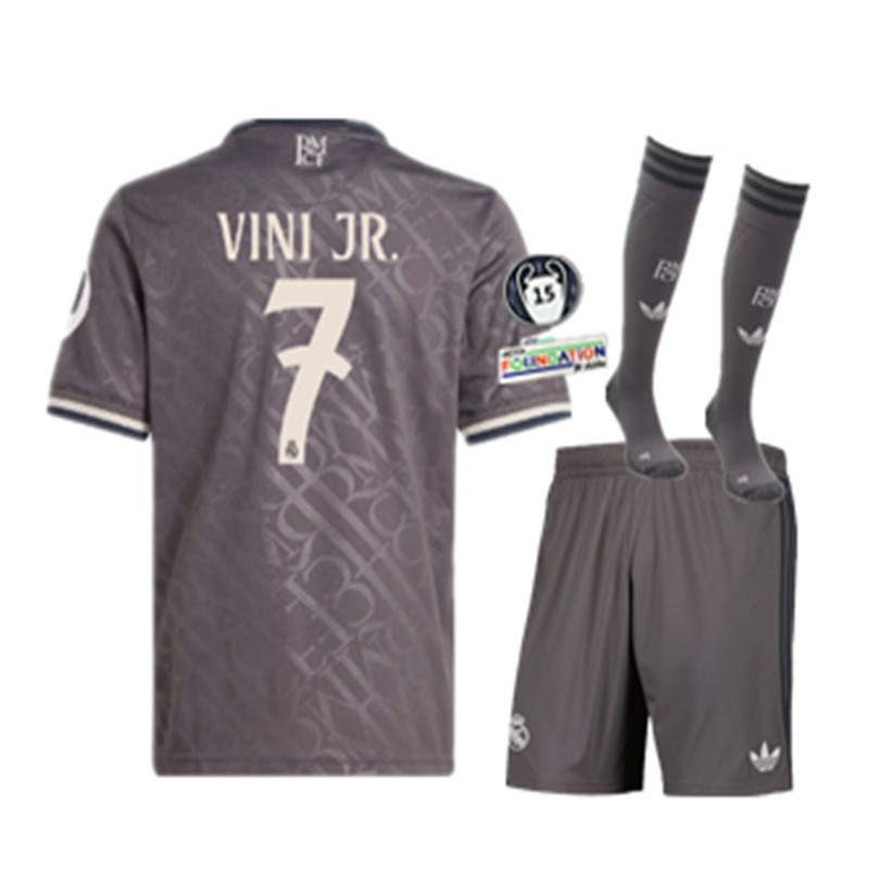 new Real Madrid child jersey 2024 2025 adult kit kids kit  Home Third away New adult 2024 2025 Real Madrid soccer jersey 10-20 days. It will arrive in your country