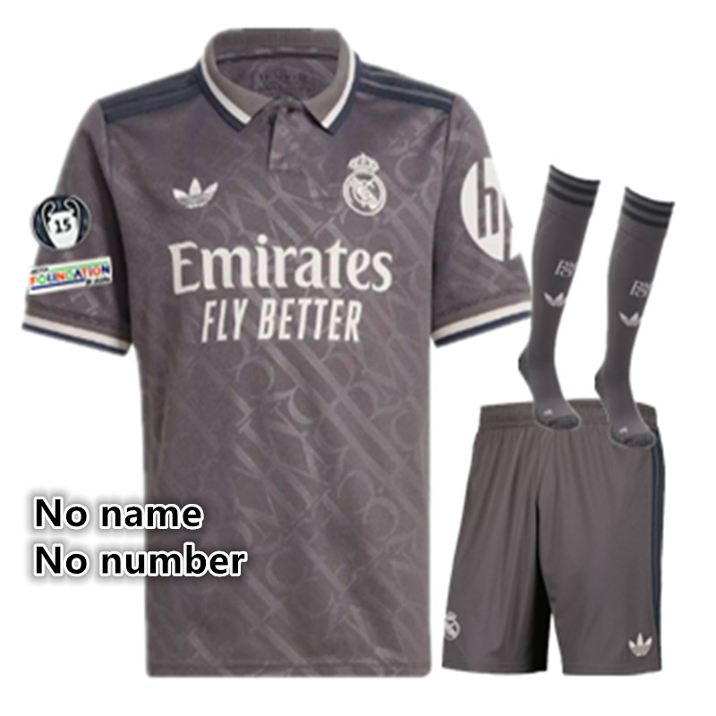 new Real Madrid child jersey 2024 2025 adult kit kids kit  Home Third away New adult 2024 2025 Real Madrid soccer jersey 10-20 days. It will arrive in your country