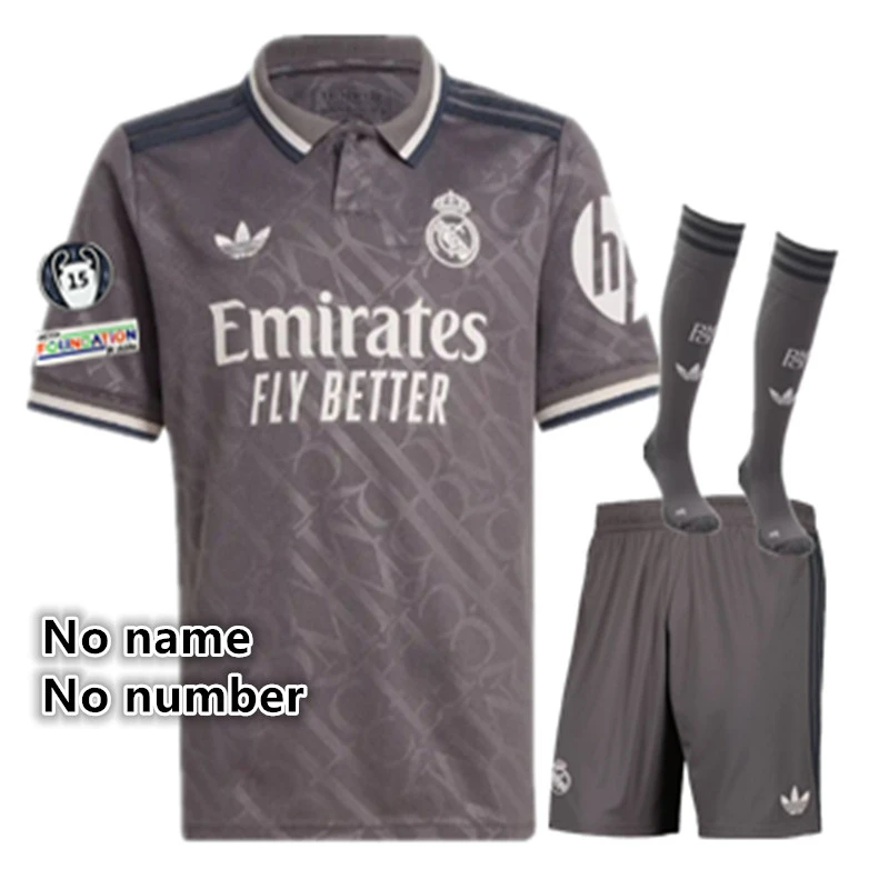 new Real Madrid child jersey 2024 2025 adult kit kids kit  Home Third away New adult 2024 2025 Real Madrid soccer jersey 10-20 days. It will arrive in your country