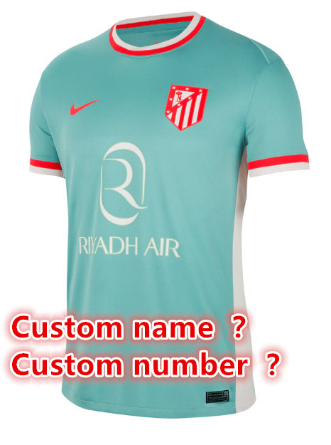 2024 2025 Atletico Madrid jersey  Home and away New adult 24 25 Atletico Madrid soccer jersey 10-20 days. It will arrive in your country