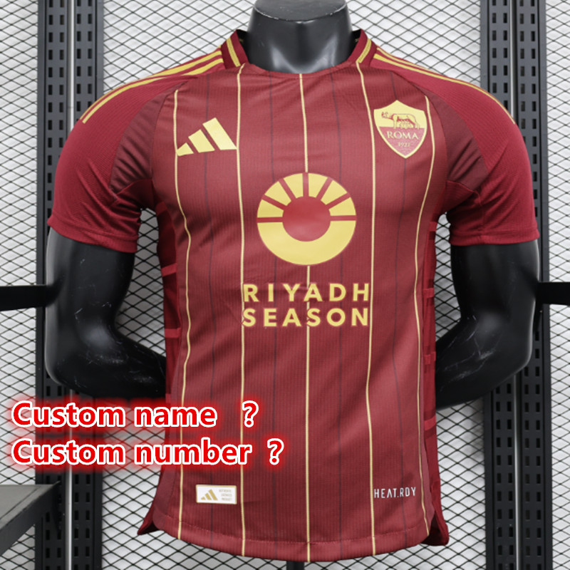 Player edition Roma jersey 2024 2025 Home and away New adult 24 25 AS Roma soccer jersey 10-20 days. It will arrive in your country