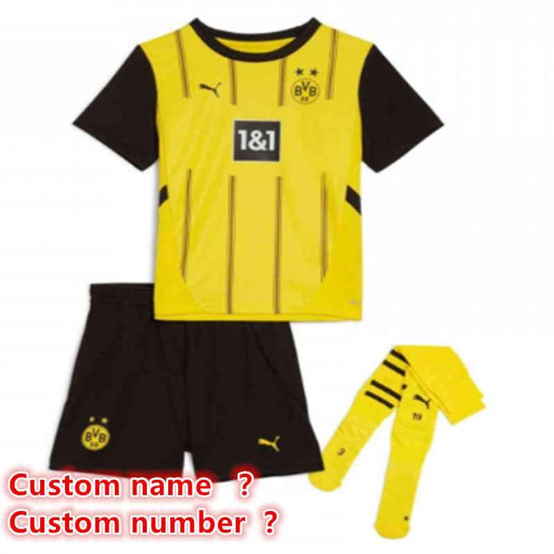 Dortmund jersey 2024 2025 adult kit  kids kit  Home Third away New adult 2024 2025 Dortmund soccer jersey 10-20 days. It will arrive in your country