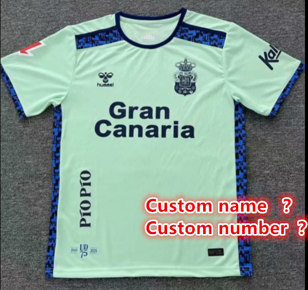 new Las Palmas jersey 2024 2025  Home and away New adult 24 25 Las Palmas soccer jersey 10-20 days. It will arrive in your country