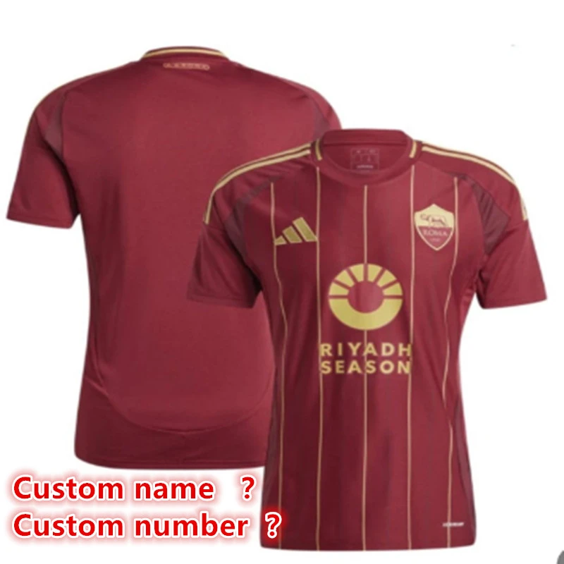 new AS Roma jersey 2024 2025  Home and away New adult 24 25 AS Romasoccer jersey 10-20 days. It will arrive in your country