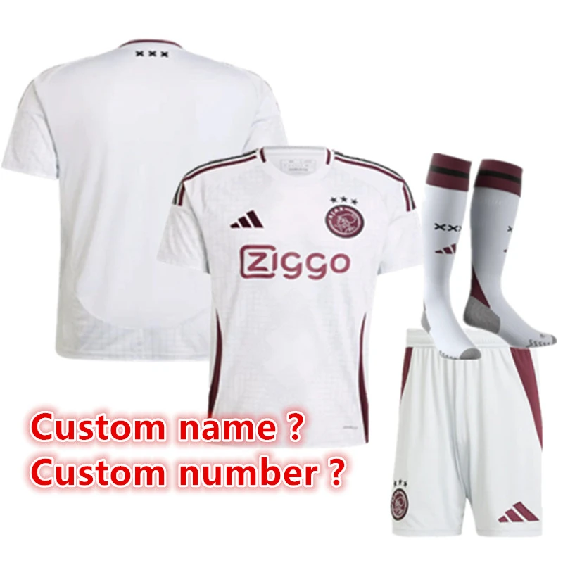 New  Ajax jersey adult kit kids kit  Home away 3rd jersey  24 25 Ajax soccer jersey 10-20 days. It will arrive in your country