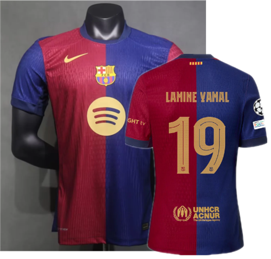 Player edition Barcelona  jersey 2024 2025 adult Home and away New  24 25 Barcelona soccer jersey 10-20 days. It will arrive in your country