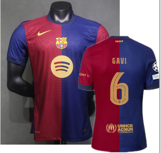 Player edition Barcelona  jersey 2024 2025 adult Home and away New  24 25 Barcelona soccer jersey 10-20 days. It will arrive in your country