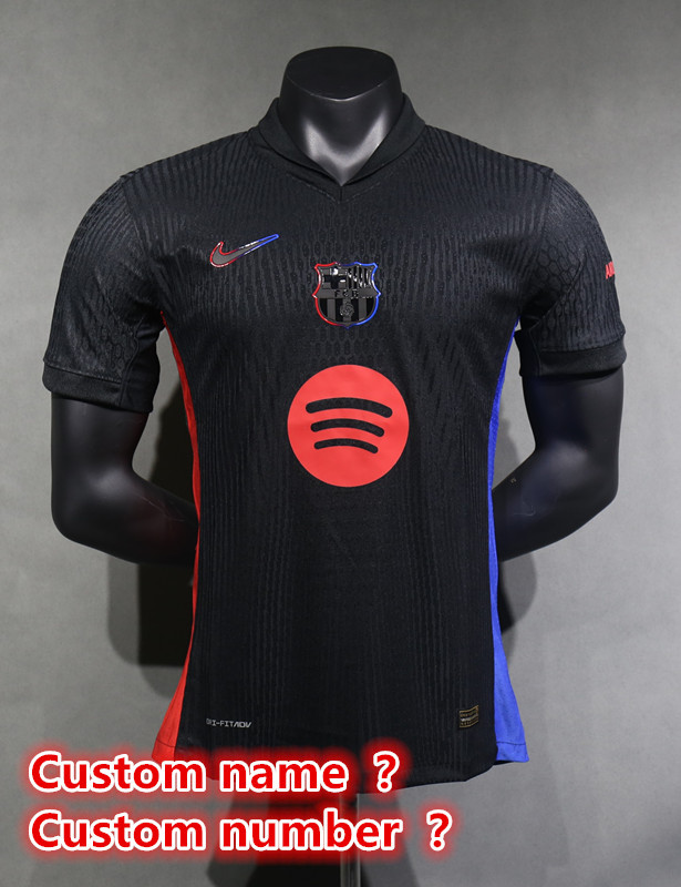 Player edition Barcelona  jersey 2024 2025 adult Home and away New  24 25 Barcelona soccer jersey 10-20 days. It will arrive in your country