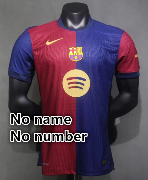 Barcelona Player edition  jersey 2024 2025  Home and away New adult 24 25 Barcelona soccer jersey 10-20 days. It will arrive in your country