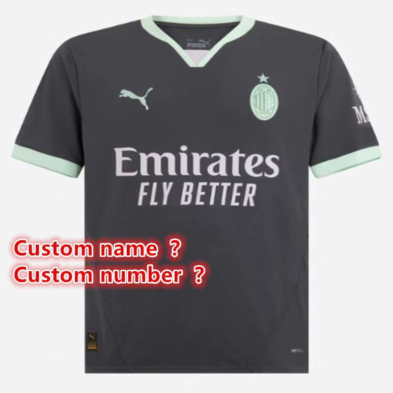 new AC Milan jersey 2024 2025  Home and away New adult 24 25 AC Milan soccer jersey 10-20 days. It will arrive in your country