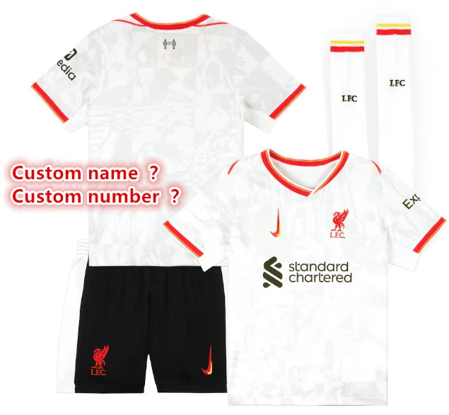 24 25 new Liverpool child jersey 2024 2025 adult kit kids kit  Home and away New adult 24 25 Liverpool  soccer jersey 10-20 days. It will arrive in your country